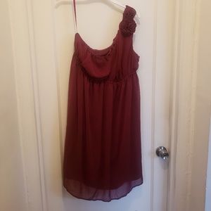 Burgundy Shoulder Merona Dress XXL